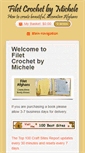 Mobile Screenshot of filetcrochetbymichele.com